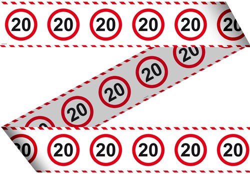 Markeerlint 20 Jaar Verkeersbord