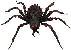 Halloween Spin Donkergroen met LED - 90cm
