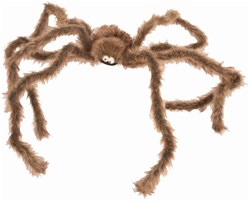 Reuze Decoratie Spin Bruin-Grijs 190cm