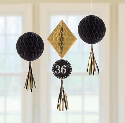 Honeycomb Sparkling Celebrations Silver & Gold (3st)