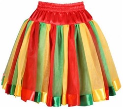 Petticoat Tubes Rood/Geel/Groen Luxe