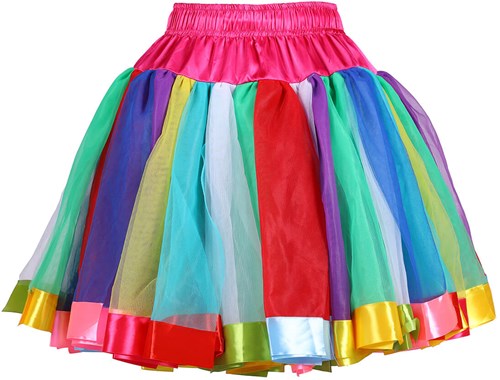 Regenboog Petticoat Tubes Luxe