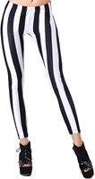 Legging Zwart/Wit Gestreept