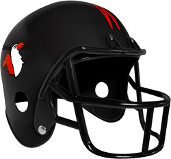 American Football Helm Zwart Eagles