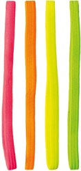 Elastische Haarbandjes Neon 4st
