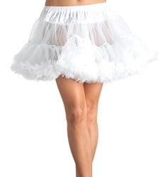 Petticoat Wit Luxe (2 laags)
