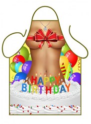 Schort Happy Birthday Girl