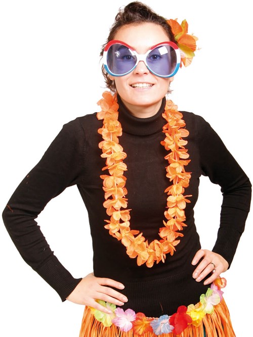 Hawaiikrans Oranje (voorbeeld)