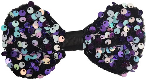 Pailletten Strikje Purple Galaxy Sequins