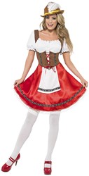 Jurkje Sexy Dirndl Rood-Bruin