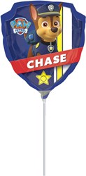 Folieballon Op Stok Paw Patrol "Chase & Marshall"