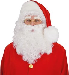 Baardstel Kerstman  + Wenkbrauwen