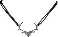 Tiroler Trachten Ketting Hartenhertje met Strass