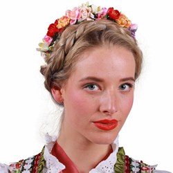 Dirndl Haarband Bloemen Multi