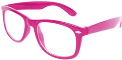 Blues Brother Bril Pink met blank glas