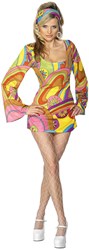 Hippie Jurkje Retro Flower voor dames