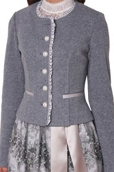 Dames Trachten Vest Josipha Grijs