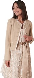 Dames Trachten Vest Josipha Ecru