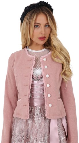 Dames Trachten Vest Josipha Roze