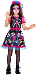 Dia de los Muertos Jurk Meisje