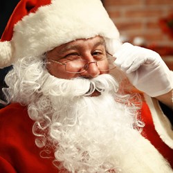 Kerstman Baard Wit
