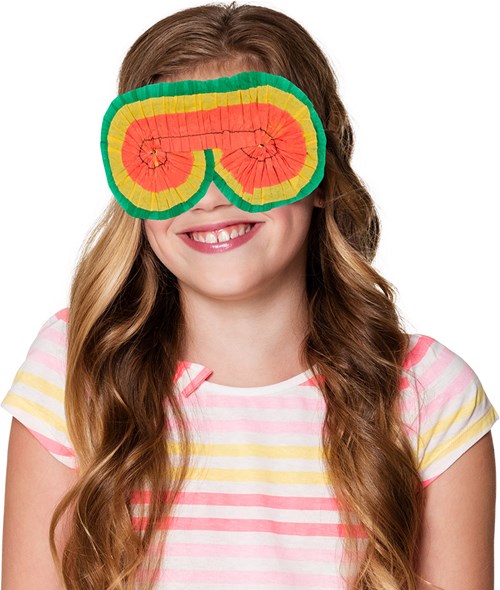 Set Pinata - Blinddoek en Stok (43cm) (voorbeeld)