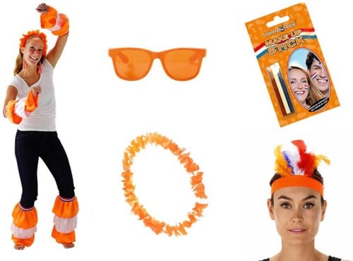 Oranje Accessoires Set