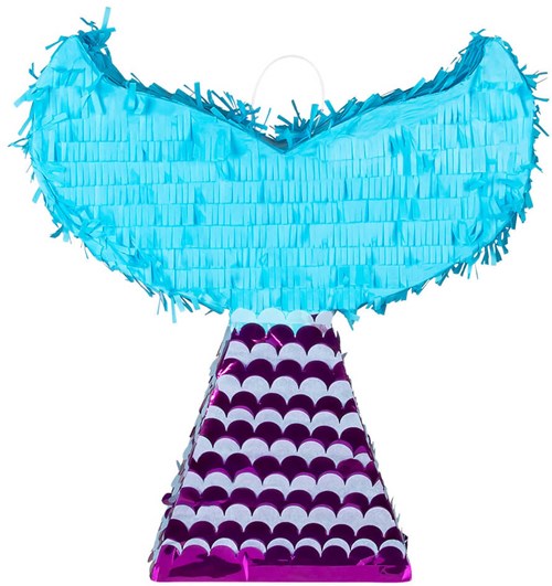 Pinata Zeemeerminnenstaart (45x40x9cm) (achterkant)