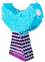 Pinata Zeemeerminnenstaart (45x40x9cm) (zijkant)