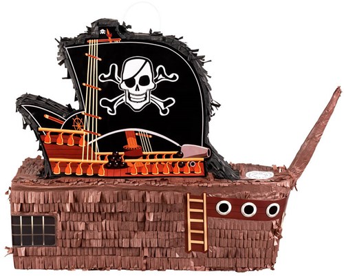 Pinata Piratenschip (45x44x15cm) (zijkant)