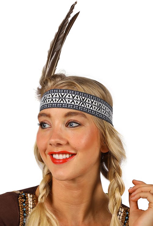 Indianentooi 2 Veren Bruin-Wit