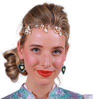 Oktoberfest Haarband Goud-Zilver Luxe (voorbeeld)