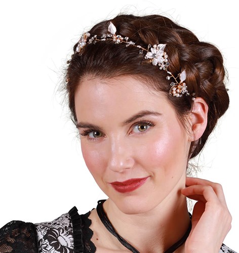 Oktoberfest Haarband Goud-Zilver Luxe