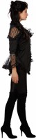 Blouse Victoria Zwart Luxe voor dames (zijkant)