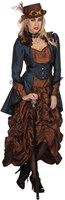 Damesjurk Steampunk Blue Luxe