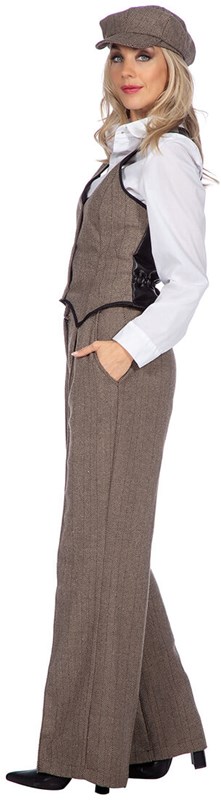 Peaky Blinders Outfit Dames - Jaren 20 (zijkant)