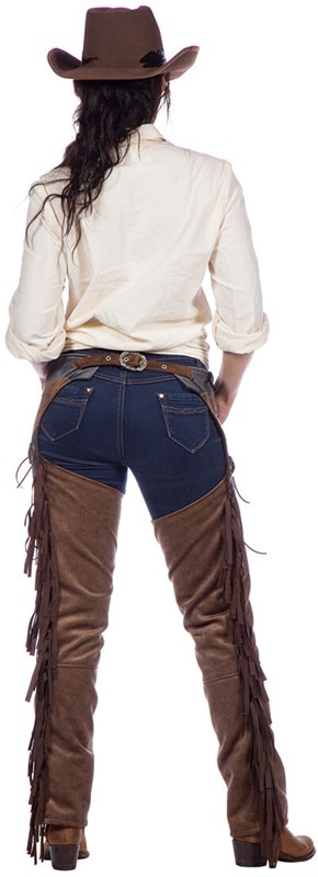 Cowgirl Chaps Authentic Western (achterkant)