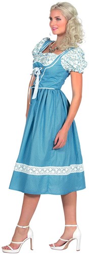 Dirndl Lang Blauw