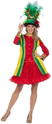 Carnavalsjas Dames Rood-Geel-Groen Alaaf