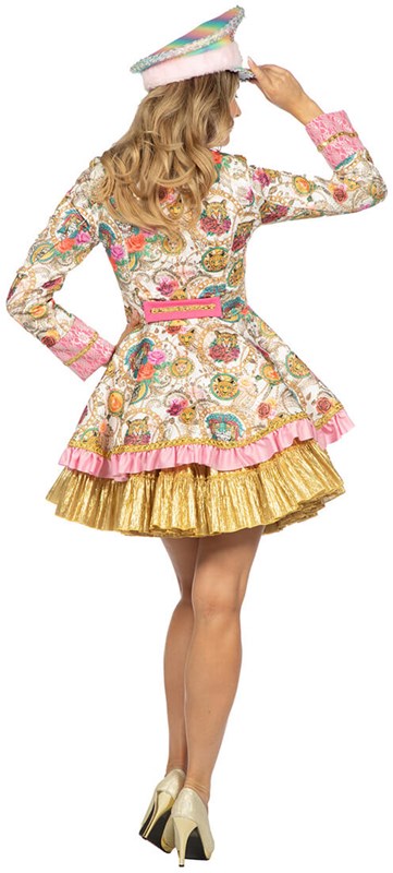 Carnavalsjas Dames Leopard Roze (achterkant)