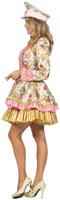 Carnavalsjas Dames Leopard Roze (zijkant)