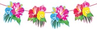 Vlaggenlijn Tropische Bloemen (6m)