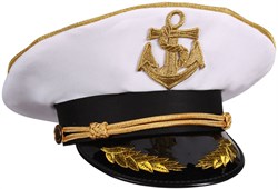 Kapiteinspet Ahoy Wit