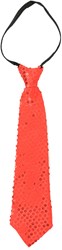 Stropdas Pailletten Rood