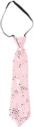 Stropdas Pailletten Roze