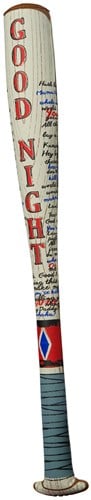 Harley Quinn ™ Honkbalknuppel Opblaasbaar - 56cm