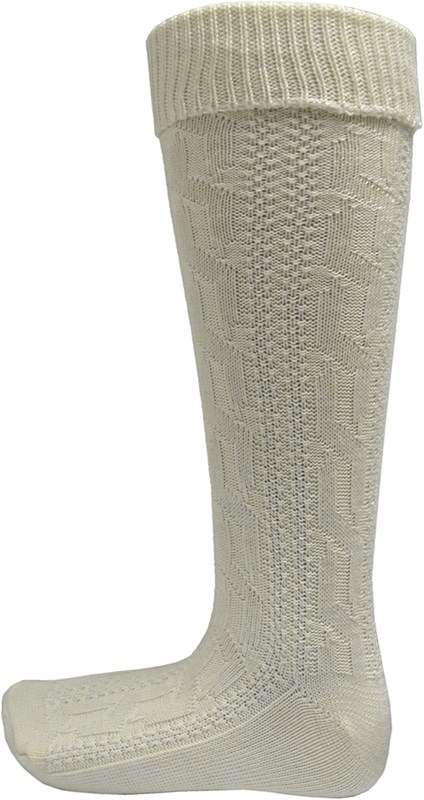 Oktoberfest Kniekousen Off-White (30% wol) 