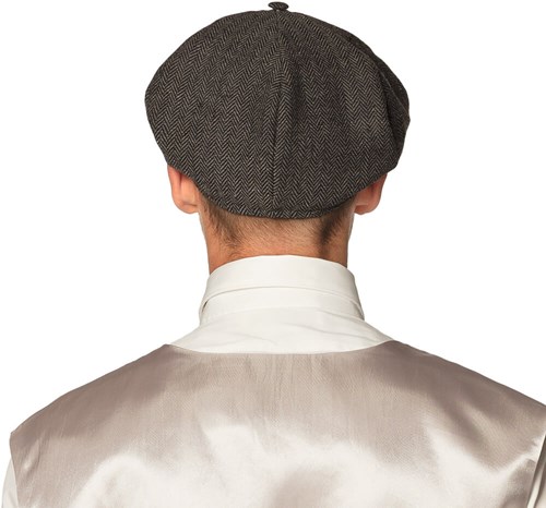 Peaky Blinders Pet Grijs (voorbeeld achterkant)