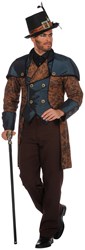 Herenkostuum Steampunk Blue Luxe