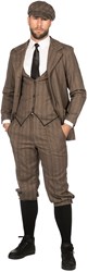 Peaky Blinders Colbert Bruin Luxe - Jaren 20